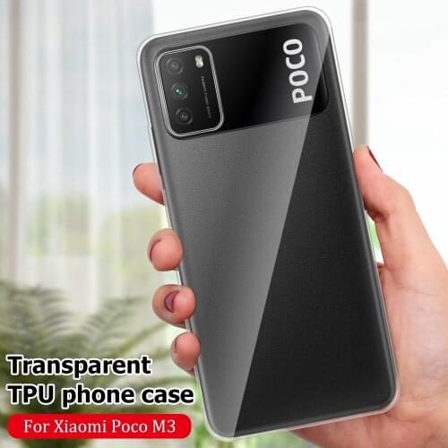 Transparent Silicone Case for Xiaomi Poco M3 Pro 5G Back Covers for Xiaomi Poco f3 x3pro x3 nfc Pocophone M 3 Pro m3pro Coque