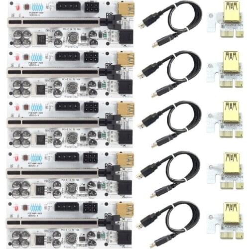 USB 3.0 PCI-E Riser Card VER010-X Express Cable Riser for Video Card X16 Extender PCI-E Riser Card for Mining