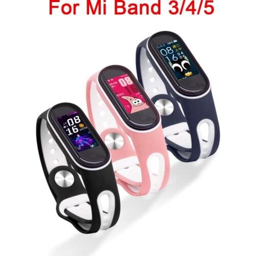 For Mi Band 5 4 3 Sport Strap Replacement Wristband MiBand 3 4 Bracelet Wrist miband 5 Strap for xiaomi Mi Band 4 5 3 Watchband
