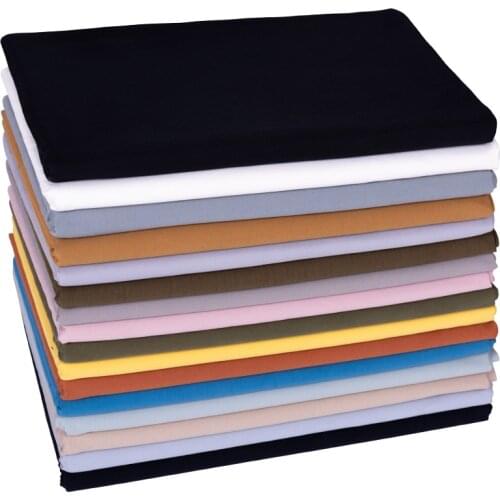 Width 59'' High Grade Pure Color Cotton Brocade Polyester Fabric By The Half Yard For Windbreaker Coat Pants Material