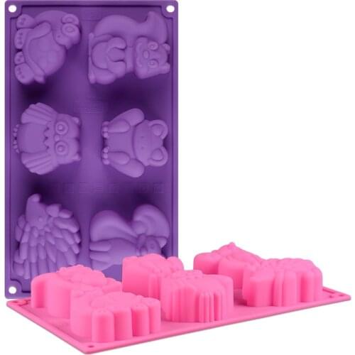 Animal Shaped Silicone Mold for Chocolate Turtle Kangaroo Large Silicone Cake Molds