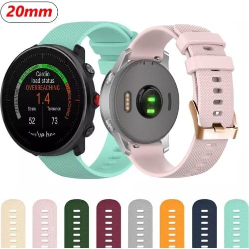 Replacement WatchBand For Polar Unite/Ignite Silicone Strap For COROS APEX 42 20mm Wristband Watch Accessories Belt Vivoactive 3