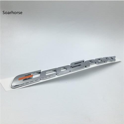 Soarhorse for Ford EcoSport Logo Car Trunk Rear Number Letters Badge Emblem Sticker