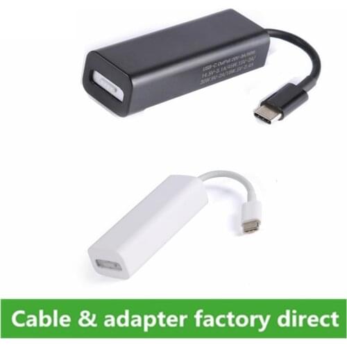USB 3.1 Type C Male to Magsaf* 2 5Pin Female Cable Cord Converter Adapter Suitable for Notebooks Smartphones with USB-C Ports