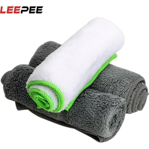 Water Absorption Car Wash Towel for Car Wax Polish Detailing Ultra Soft Microfiber Cloth Auto Care Cleaning Tool Car-styling