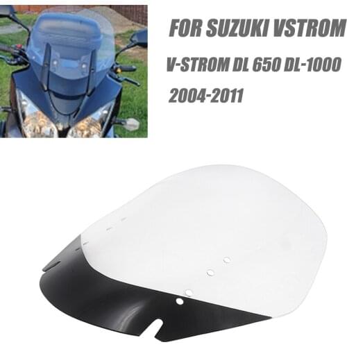 39CM High Quality Motorcycle Windshield Windscreen For Suzuki Vstrom V-strom DL650 DL 650 DL1000 2004-2009
