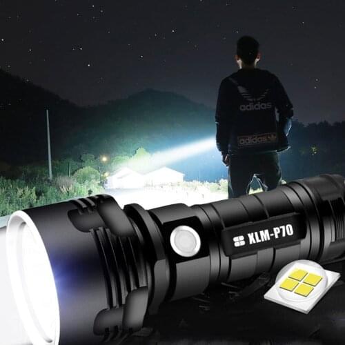 Z35 Super Powerful LED Flashlight L2 XHP70 Tactical Torch USB Rechargeable Linterna Waterproof Lamp Ultra Bright Lantern Camping
