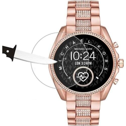 Tempered Glass Protective Film For Michael Kors Access Bradshaw 2 Smart Watch Screen Protector Cover Smartwatch Protection