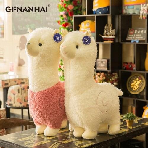 1pc 20CM Alpaca Plush Toys 6 Colors Stuffed Cute Animals Doll Soft Cotton Plush Toys Pillow Kids Birthday Christmas Gift