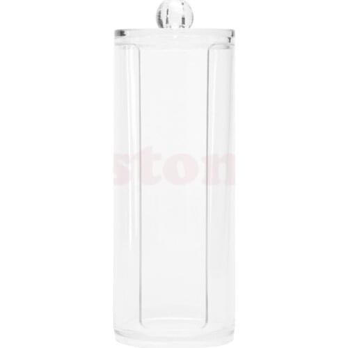 2021 New Round Container Storage Case Makeup Cotton Pad Nail Art Remover Paper Wipe Box