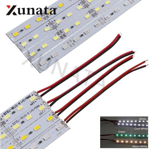 5pcs/10pcs/20pcs 50cm Led Strip Light DC12V 24V LED Bar Lights Cold White/Warm white 5630 5730 LED Hard Strip