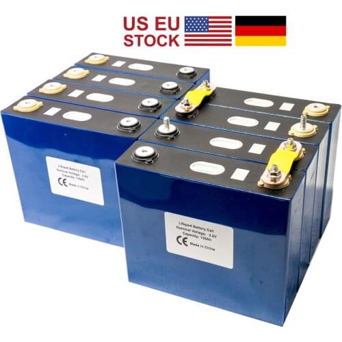 8PCS 3.2v 120ah 125AH GRADE A Lifepo4 Battery Lithium Phosphate Cell NOT 100ah 150ah 48V 300AH For Solar RV Pack EU US TAX FREE
