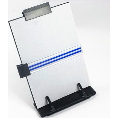 A4 NEW 7 Adjustable Positions Black Metal Desktop Document Book Holder,document Holders with Interlaced Feet