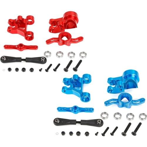 Aluminum Push-Pull Steering Wiper Arm Double Cog 15T 17T Kit for 1/5 Scale LOSI 5IVE-T Rovan LT and SLT