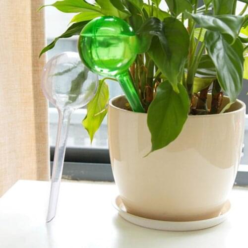 Auto Drip Irrigation Imitation Glass Ball Flower Automatic Watering Device Plant Pot Bulb Shape Water Dropper Drip Watering