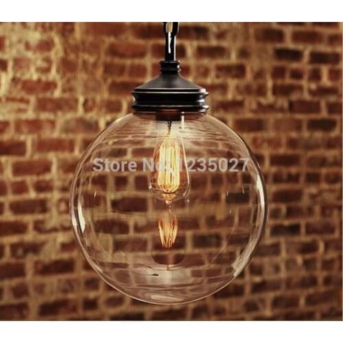 Free Shipping Nordic American Style Retro Pendant Lamp With E27 Edison Bulb Loft Vintage Pendant Light,Antique Pendant Lamp