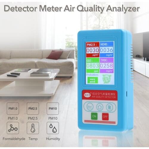 BR-8C Gas Detector Air Quality Analyzer Particles Tester Professional Handheld PM2.5 /10/1.0 CO2 Carbon Dioxide Detector Meter