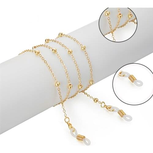 Fashion Pearl Glasses Chain Women Men Eyeglass Cord Sunglasses Cord Retainer Holder Eyewear Lanyard Neck Strap Rope