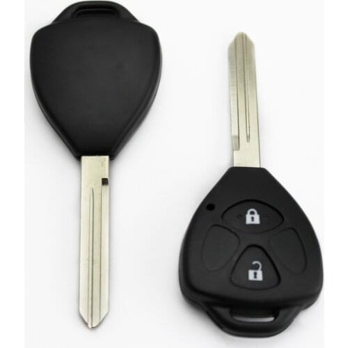 Car Key Shell For JAC J2 Yueyue J3 Tojoy J5 Heyue 2 Button Car Remote key Control key Shell Replacement With Logo Free Shipping