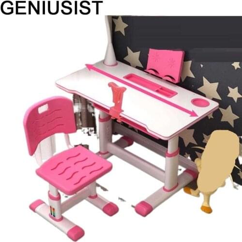 Pupitre Y Silla Mesinha Infantil Pour Mesa De Estudio Child and Chair Adjustable for Kinder Bureau Enfant Study Kids Table