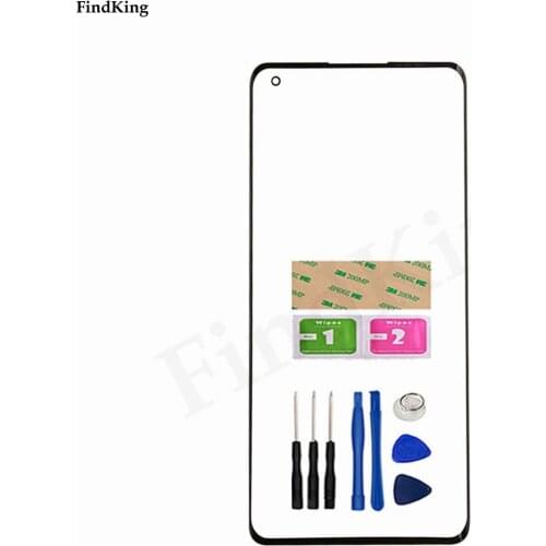 For Oneplus 8 Pro LCD Front Glass Touch Screen Panel Front Outer Glass LCD Lens For One plus 8 pro / 1+8 pro Outer Glass