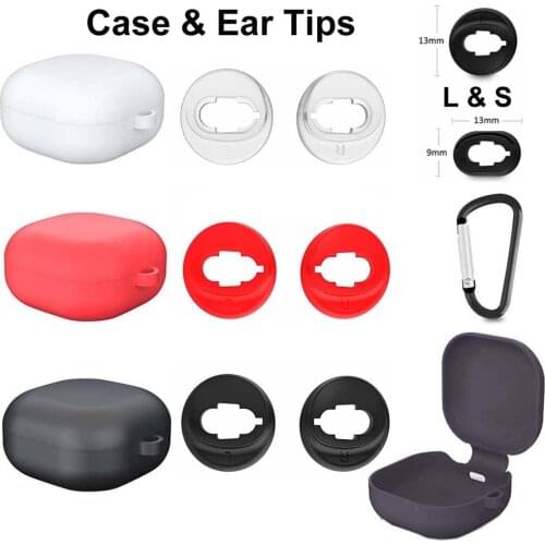 For Samsung Galaxy Buds Live Case Silicone Protective Cover and Ear Tips Eartip