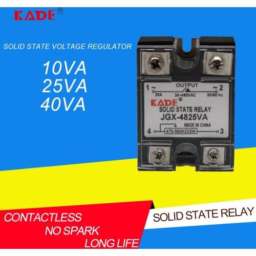 Jgx / ssr-10va / 25VA / 40VA / solid state voltage regulator voltage potentiometer solid state relay plastic dust cover