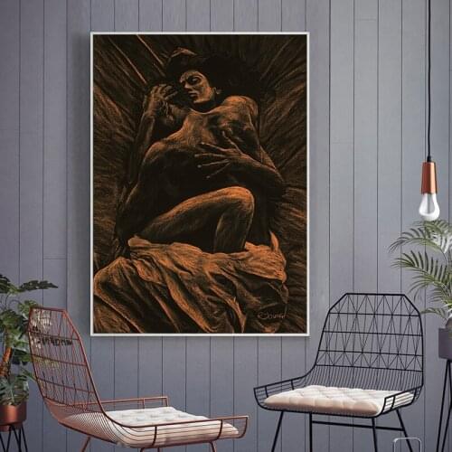 Hug Lover Abstract Oil Painting On Canvas Religious Posters and Prints Wall Art Pictures For Living Room Wedding Decoration