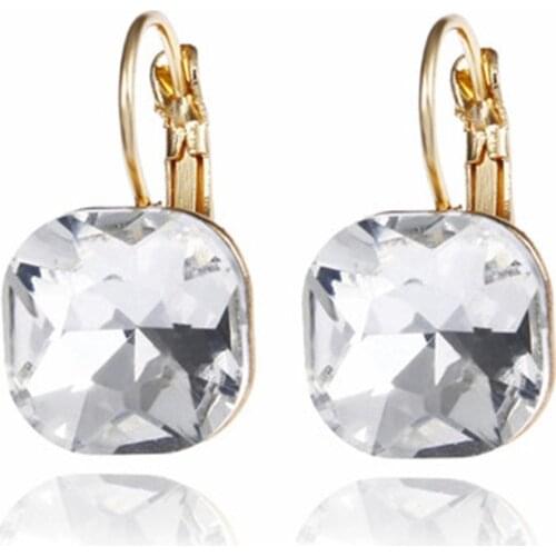 Fashionable Fashion Jewelry Shiny Stud Earrings Wild Girl Earrings Friends Gifts