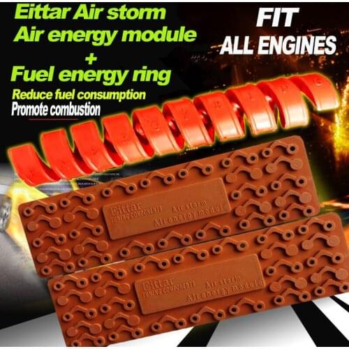 Air energy module + fuel energy ring protect reduce carbon (4pcs air energy module + 1 energy ring) for all 6 cylinder