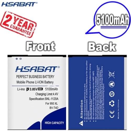 New Arrival [ HSABAT ] 5100mAh BV-T4D Replacement Battery for Nokia Microsoft Lumia 950 XL CityMan Lumia 940 XL RM-1118
