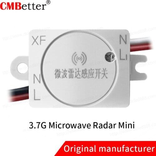 New 220V AC auto Infrared Sensor Switch Module Microwave Radar Sensor Switch Mini PIR Sensor Detector Smart Switches
