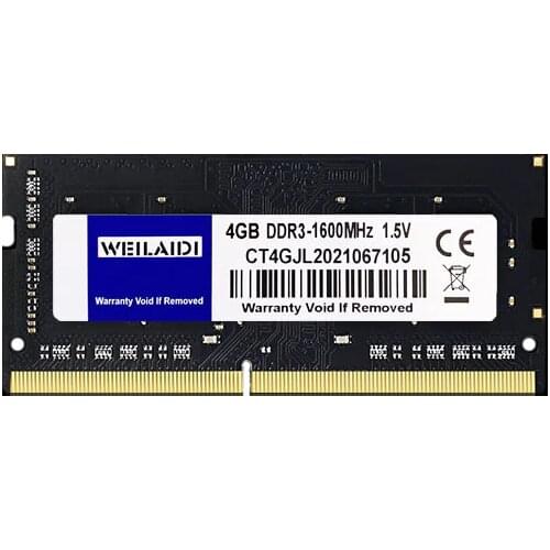 Weilaidi DDR3 4GB 8GB RAM Laptop meomry 1066 1333 1600Mhz Memoria Ram For Laptop Dimm memoria ram 1.5V ddr3 4gb 8gb Notebook