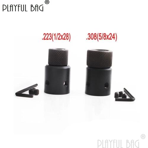 PB Playful bag Ruger 10/22 Threaded Tube Adapter Muzzle Brake Adapter 1/2-28 5/8-24 Tactical CS Refitting Parts CS Toys QD87S