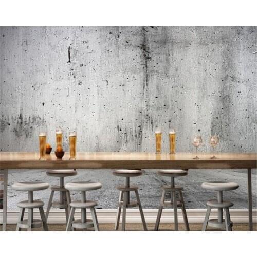 Custom concrete wall photo 3d wallpaper nostalgic stone wall texture background wall wallpapers for living room Beibehang