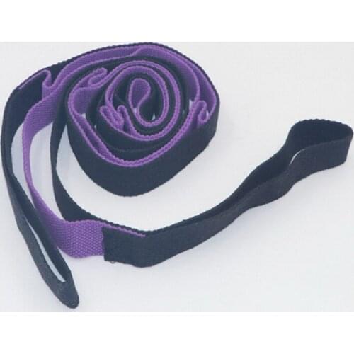 Custom Logo High Quality Pilates Gymnastics Fitness Pull Rope Stretching Yoga Strap