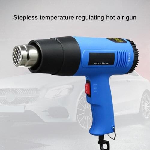 2000W Professional Hot Air Airbrush Temperature Adjustment Heat Hot Air Heater Shrinking Airbrush Film Baking Hot Air Blower