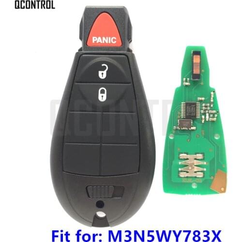 QCONTROL Car Remote Smart Key for DODGE Charger Challenger Durango Grand Caravan Journey M3N5WY783X or IYZ-C01C