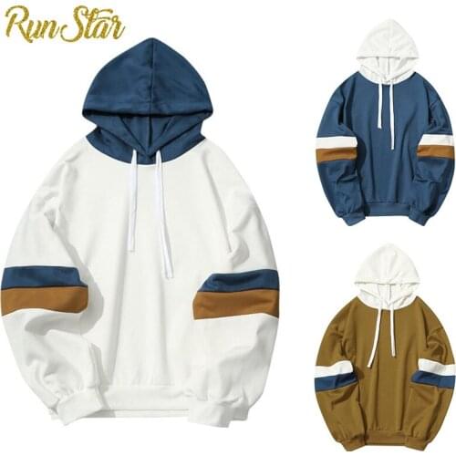 Spring Autumn Hoodies Men Women Pullover 2021 Male Casual Sweatshirts Patchwork Couple Sweatshirt Tops Fashion Clothing