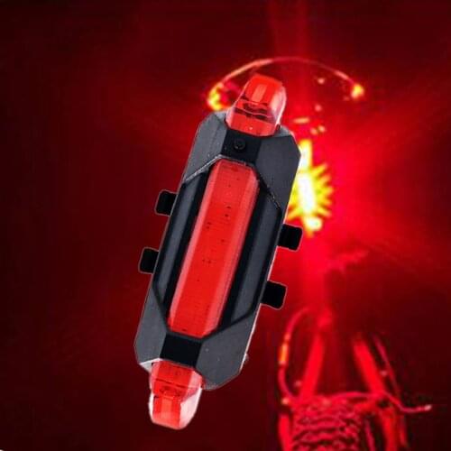 Bicycle Bike Light LED Taillight USB Rechargeable Bicycle Rear TailLight Safety Warning Cycling Portable Light Bike Accessories