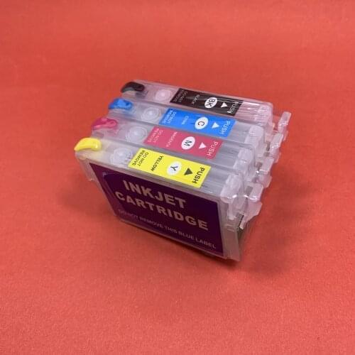 YOTAT Empty Refillable Ink Cartridge T1411 T1412 T1413 T1414 for Epson ME 32 33 320 330 350 ME OFFICE 620F 560W 535 570 Printer