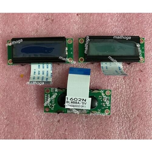 1.47 inch 16PIN COB 1602N LCD Screen Module 5V Blue/White Backlight Parallel Interface SPLC780D Controller