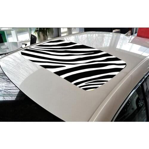 1PCS 95cmX50cm Waterproof Car Fake Sunroof Sticker Skylight Wrap Roof Vinyl Film DIY Decoration