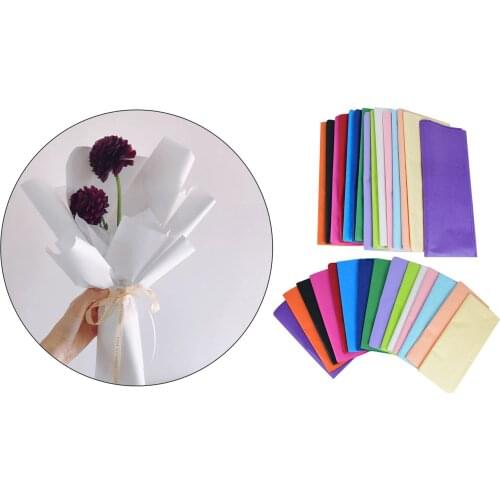 10 Pieces Tissue Paper DIY Handmade Craft Paper Flowers Clothing Gift Packaging Wedding Festive & Party Home Decoration Supplies