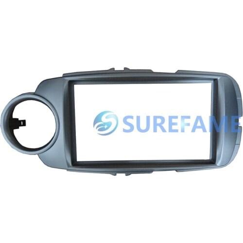 Car DVD Facia for Toyota Yaris 2011+ (universal left&right wheel) Dash kit Fascia Radio Adater Kit Panel Audio Trim Plate Cover