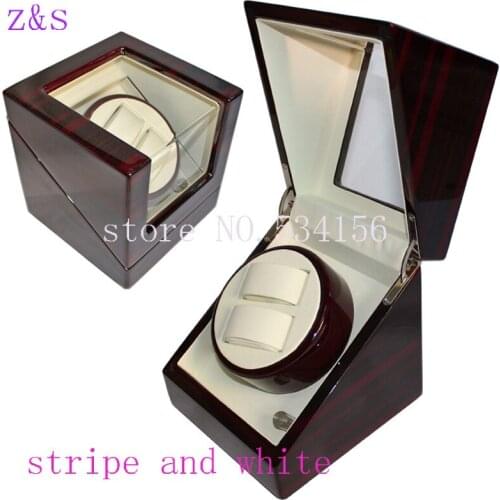 Free shipping 2018 new luxury rotary automatic rotating wooden watch winder display box high gloss piano paint watch winder box