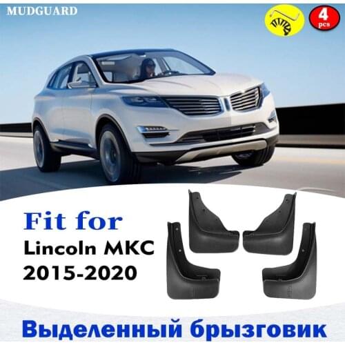 FOR lincoln MKX Mudguards Splash Mud Flap Guard Fender Mudguard Car Accessories Auto Styline Front and Rear Mudflaps 4 pcs