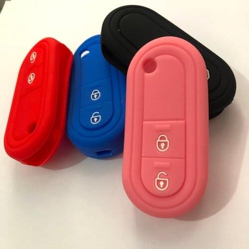 Key FOB Flip Folding Silicon Pouch Protect Case For MG Car MG3 MG 3 Remote Key 2 Button