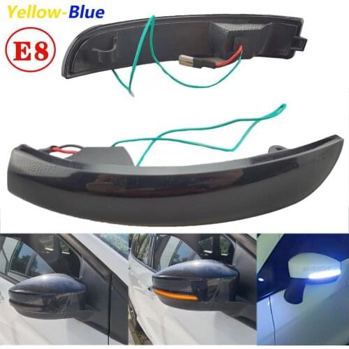 For Ford Kuga Escape EcoSport 13-18 Focus 3 MK3 SE ST RS Dynamic Turn Signal Light LED Side Mirror Sequential Indicator