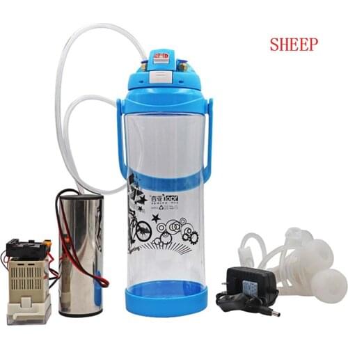 Milking machine for Goat 3L/0.8Gal Portable Milker Double Teats Vacuum Pump Sheep Milking Machine Automatic Milker random color